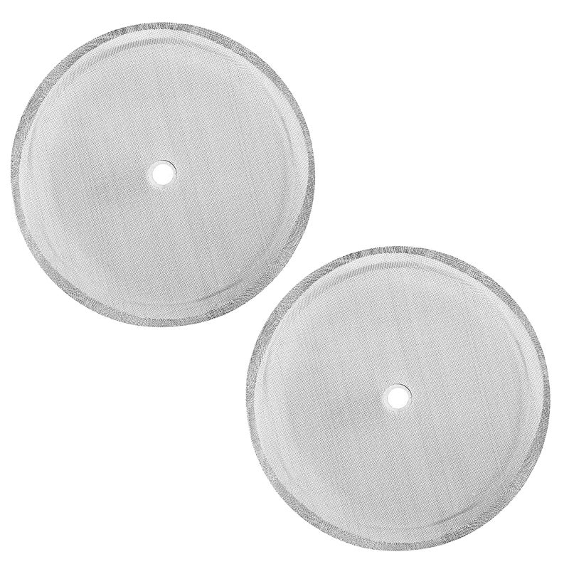 TKMOS 2 Packs French Press Replacement Filters Mesh Screen Perfect for 34 OZ,8 Cup French Press - Image 1